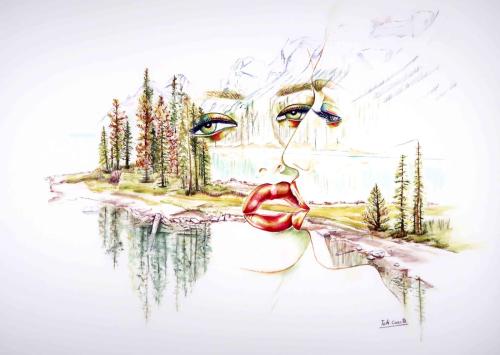 Aliento de vida, 56 x 67 cm