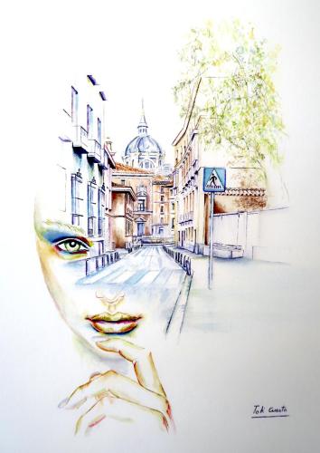 Calle Sacramento, Madrid, 68 x 53 cm