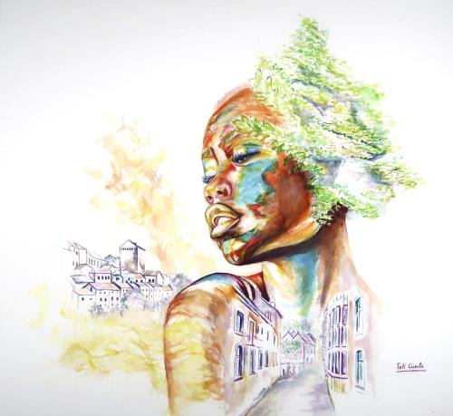 Naturaleza y Civilizacion, 56 x 53 cm