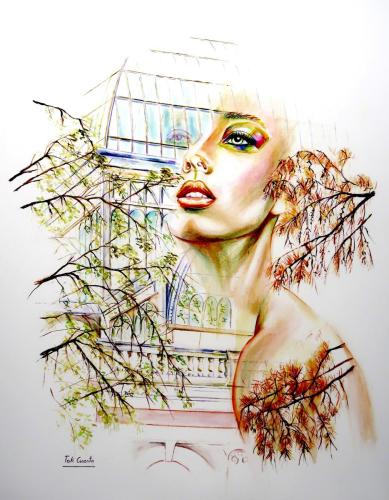 Palacio de Cristal, Madrid, 76 x 56 cm