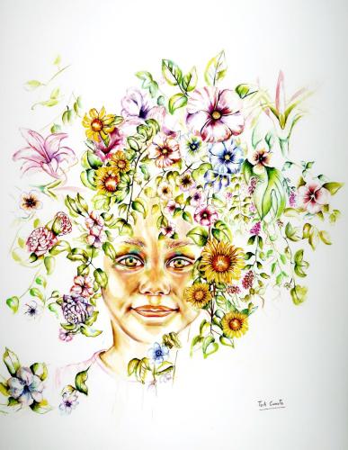 Soy Primavera, 70 x 56 cm